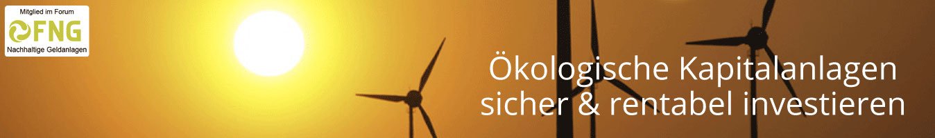 oekologische geldanlagen